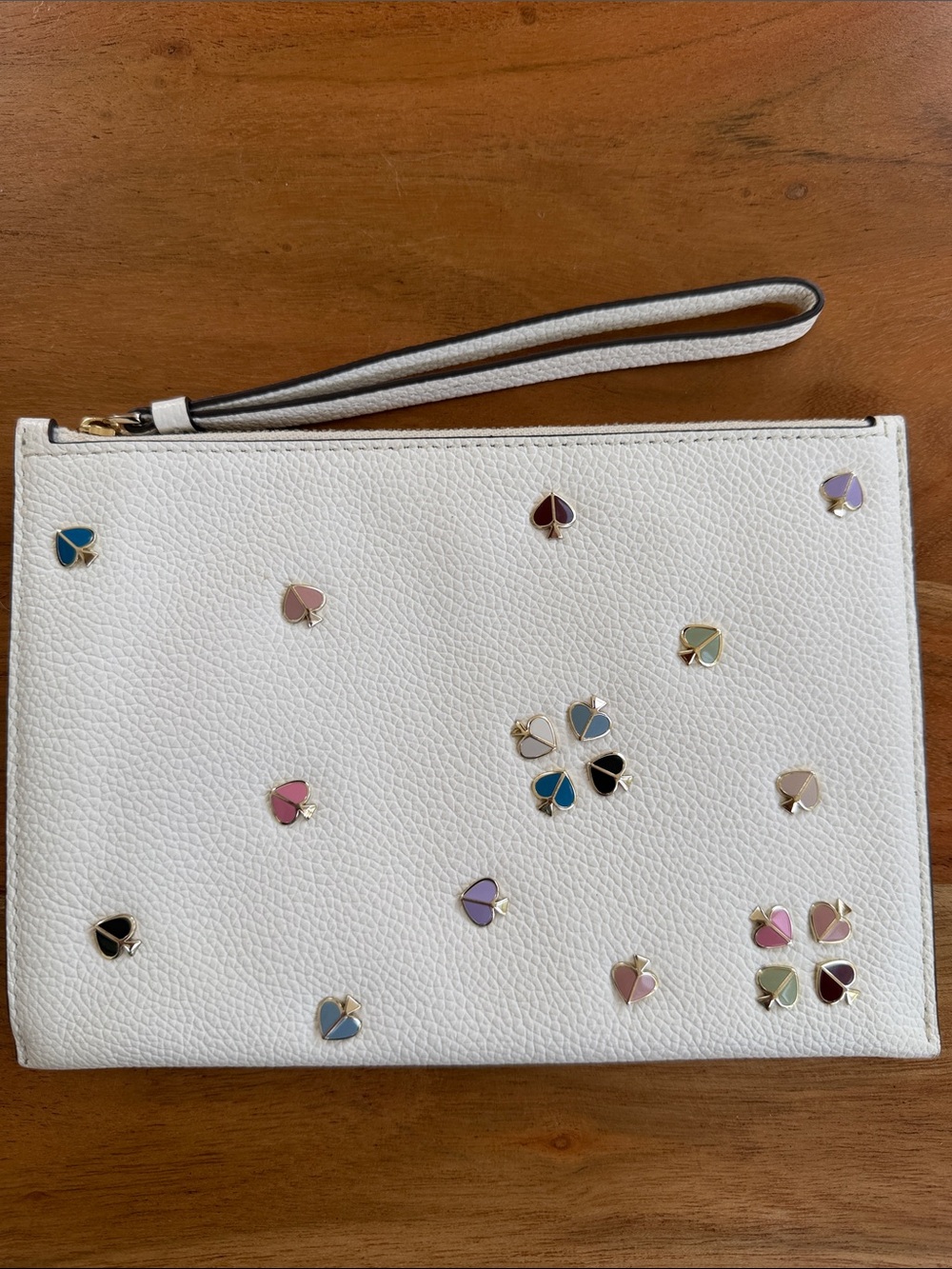 NWOT Kate Spade Margaux Enamel Spade Wristlet - Picture 1 of 4